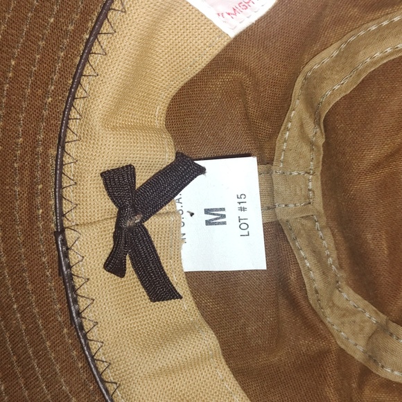 Vintage C.C FILSON Tin Cloth Waxed Canvas Packer Hat USA Safari Sz M - Picture 8 of 10